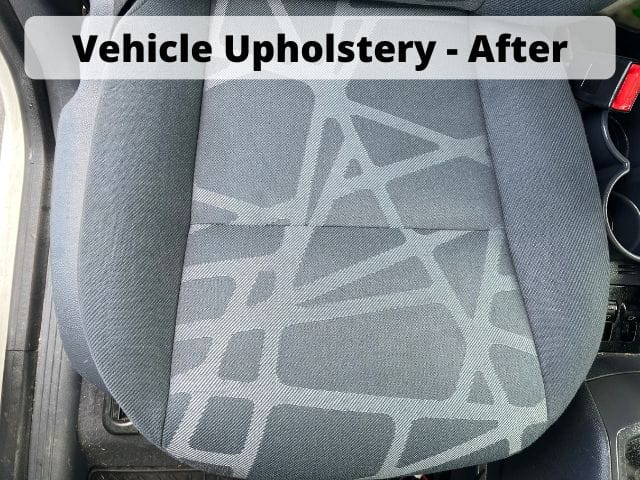 Vehicle Upholstery Cleaning