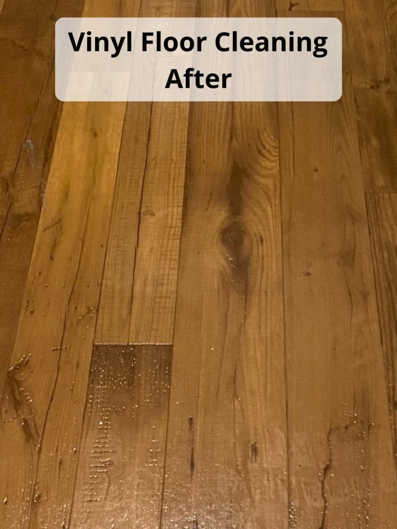 vinyl floor cleaning after